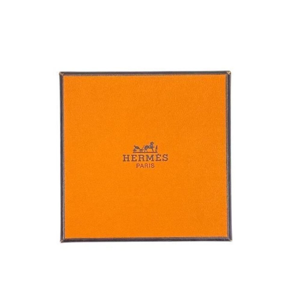 Hermes Mirror Compact Mini Square Foldable Hand M… - image 5